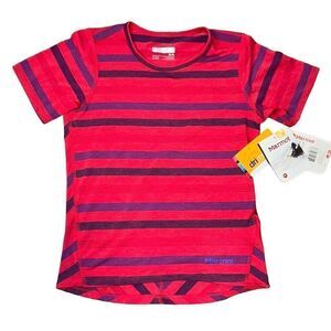 NWT Marmot Girl’s Gracie sz M short sleeve 30 upf quick dry shirt sleeve active